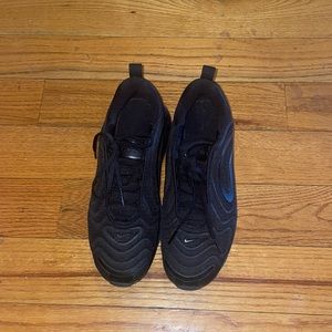 Little boys black sneakers